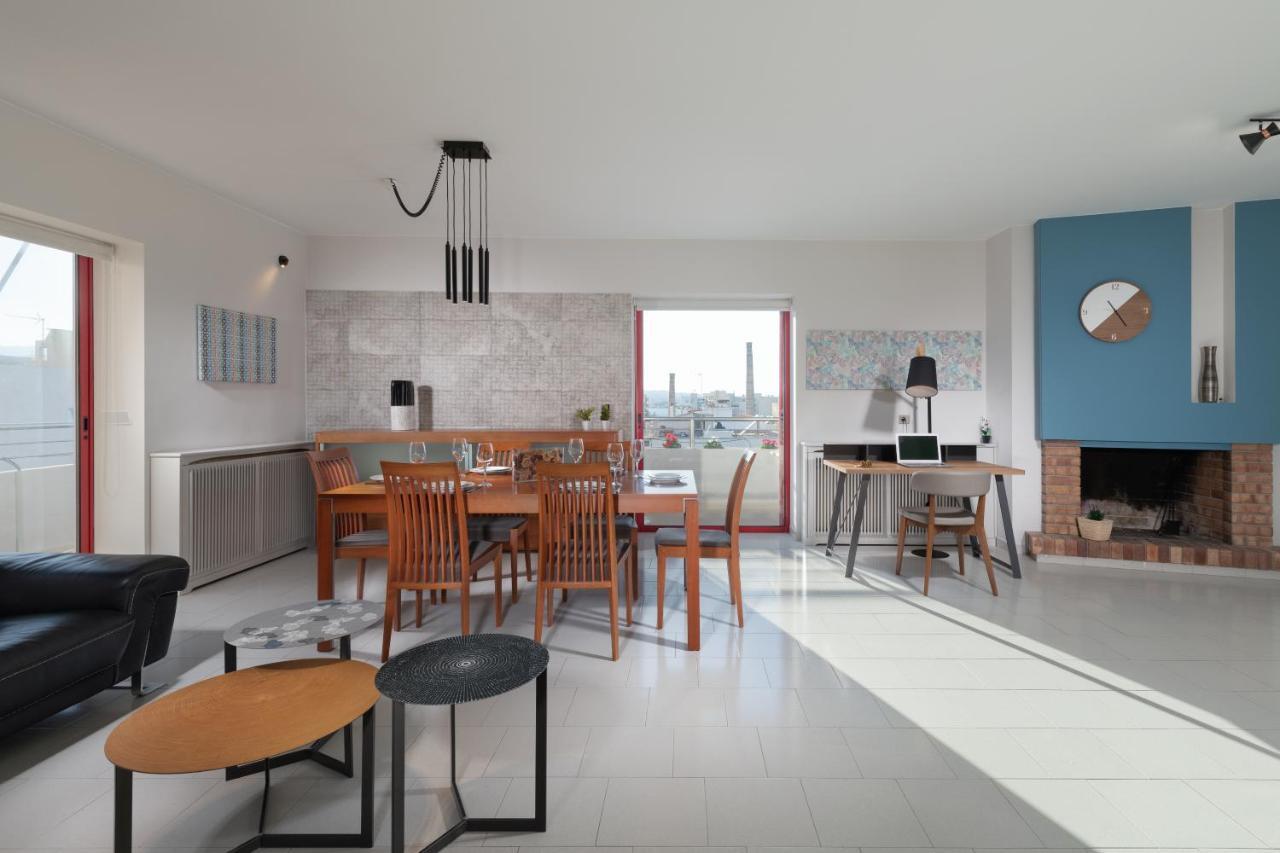 Stefan'S Penthouse Apartman Hriszí Aktí Haniá Kültér fotó