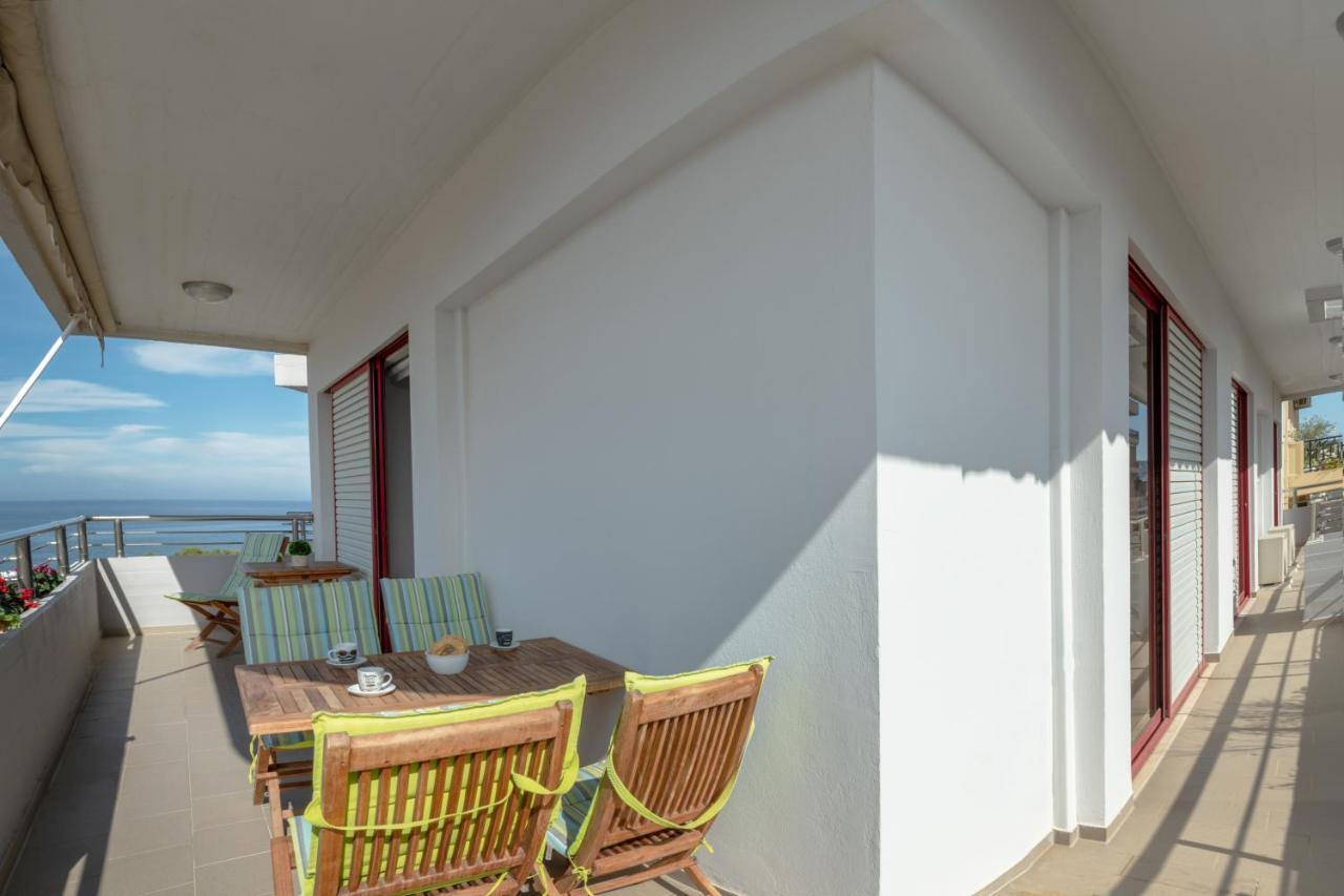 Stefan'S Penthouse Apartman Hriszí Aktí Haniá Kültér fotó