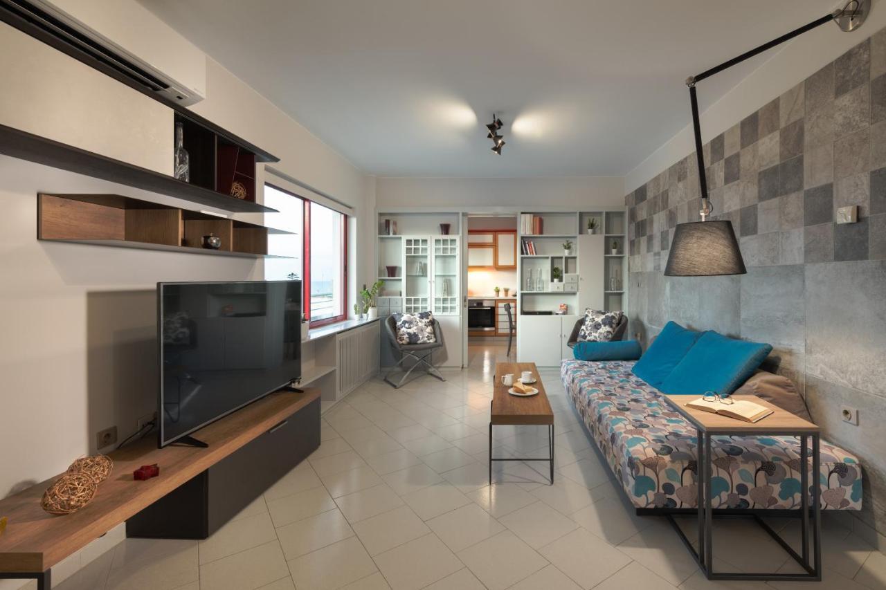 Stefan'S Penthouse Apartman Hriszí Aktí Haniá Kültér fotó