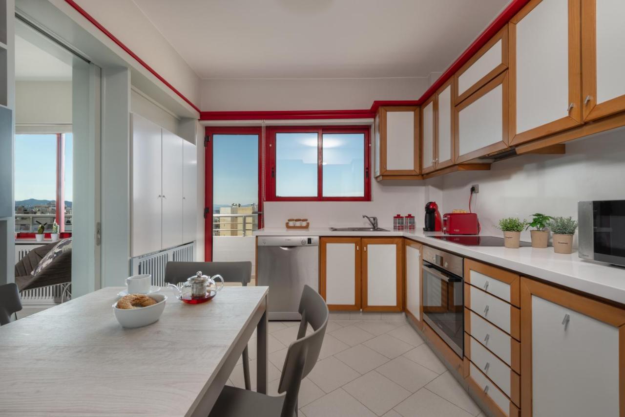 Stefan'S Penthouse Apartman Hriszí Aktí Haniá Kültér fotó